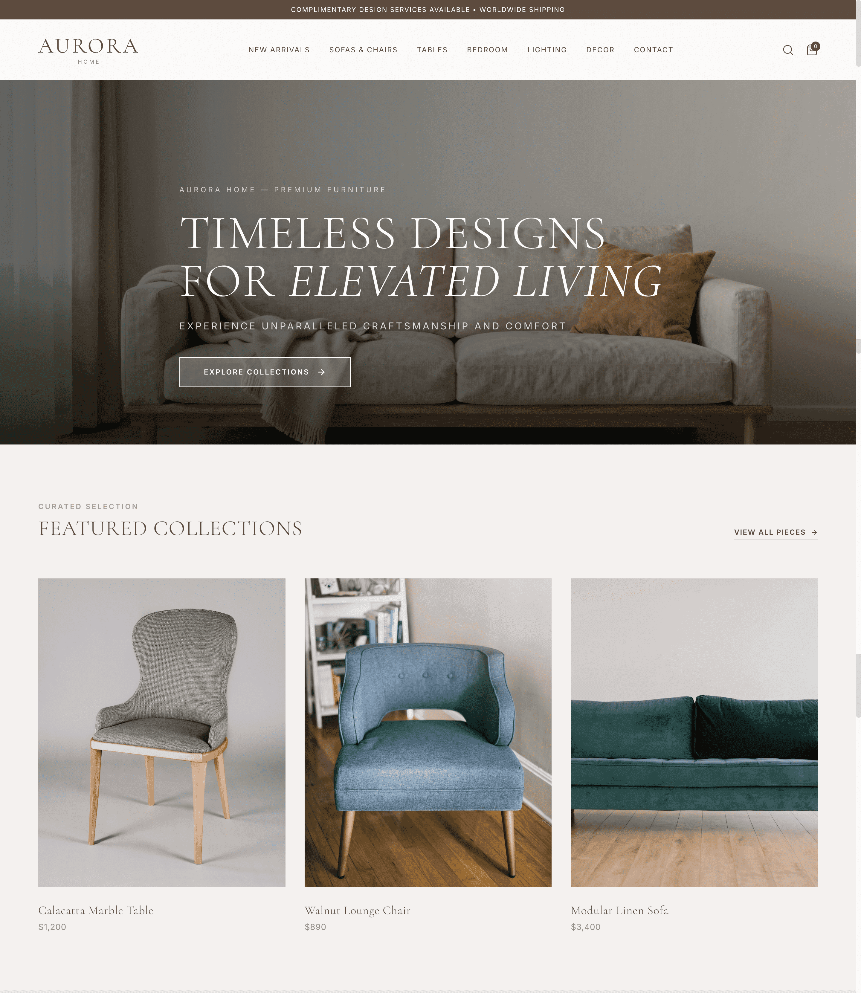 Concrete Grey High-End Architecture & Construction Website